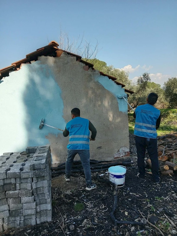 Denetimli Serbestlik hükümlüleri sömestr tatilinde Güzle İlkokulu