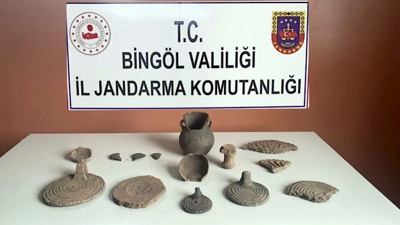 Bingöl’de kaçak kazı yapan 2 şüpheli yakalandı