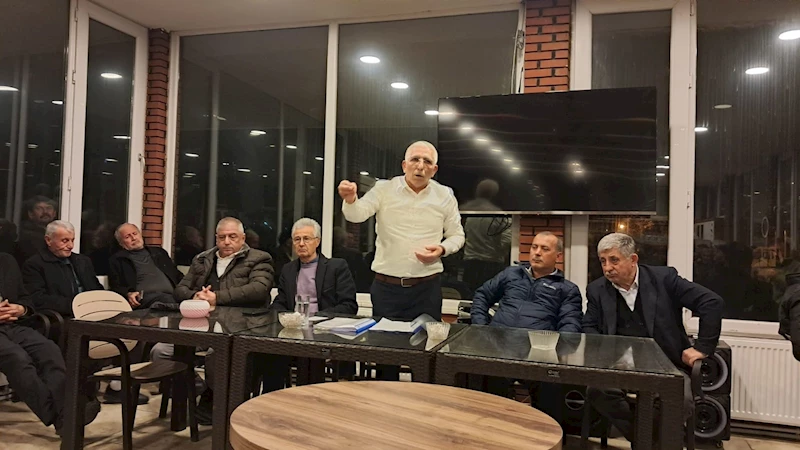 Hidamet Asa, İznik’teki zeytin üreticileriyle buluştu