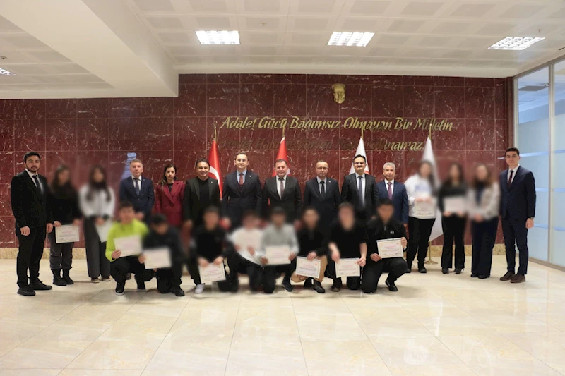 Denetimli serbestlikten yararlanan 15 çocuğa kayak eğitimi verildi