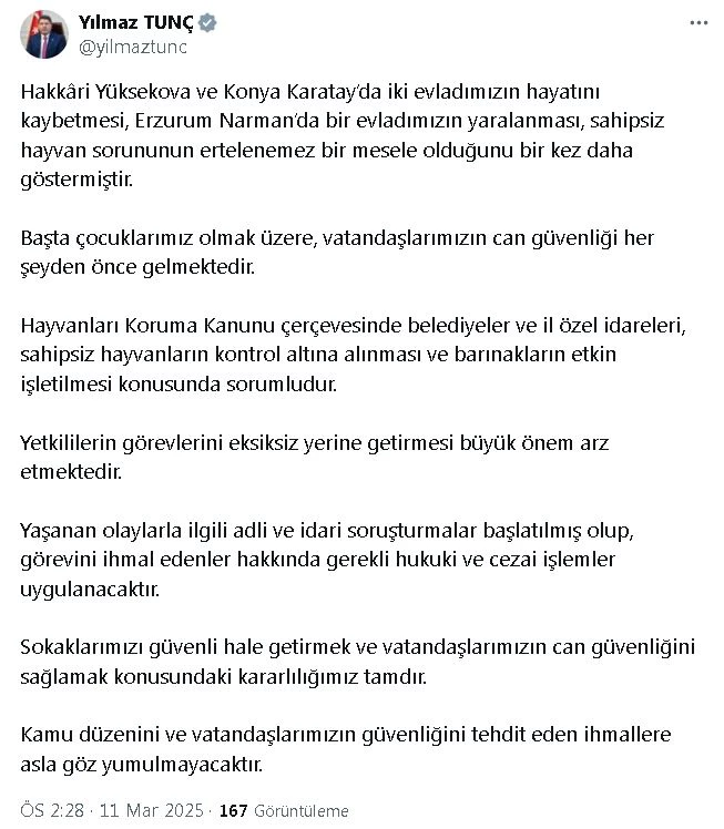 Bakan Tunç