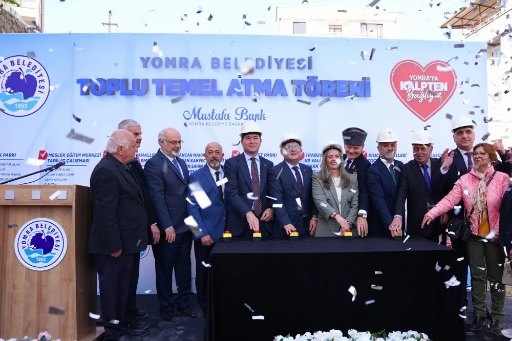 Başkan Kaya,Yomra’daki temel atma törenine katıldı