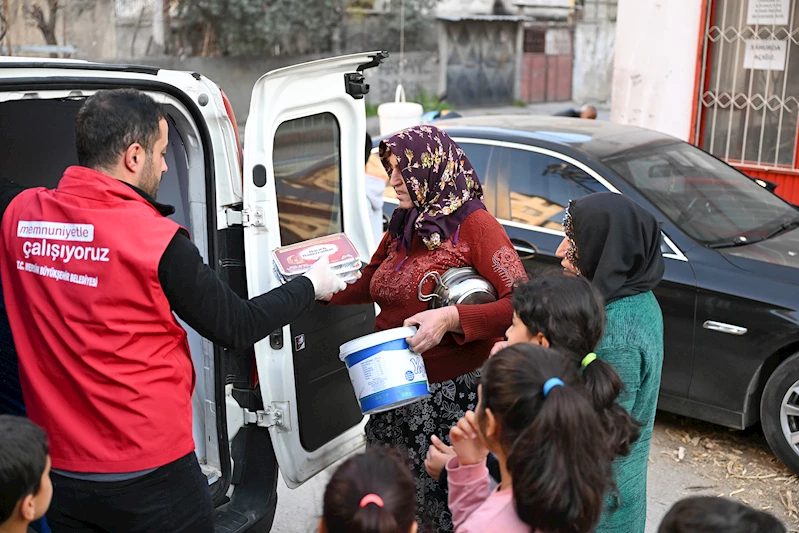 Büyükşehir, ramazanın bereketini sofralara taşıyor