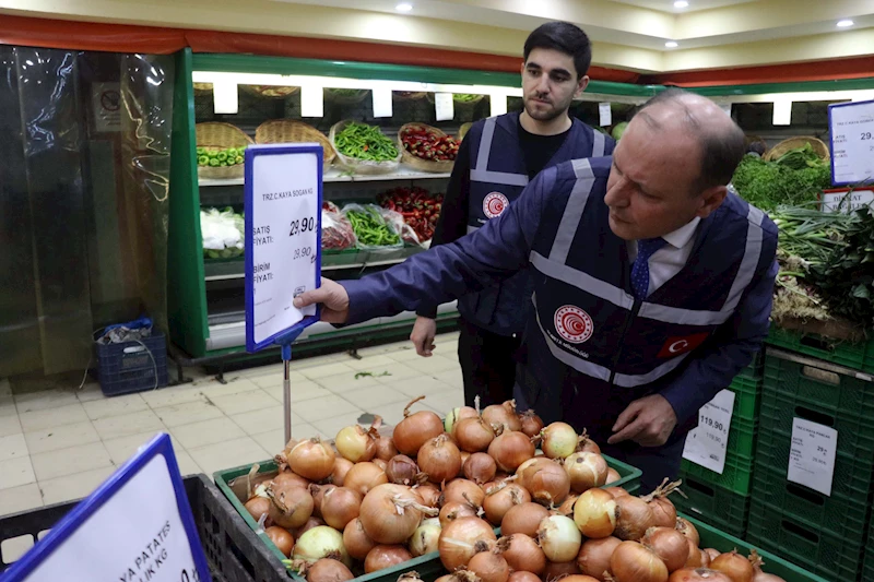 Gaziantep’te marketlerde fiyat denetimi 