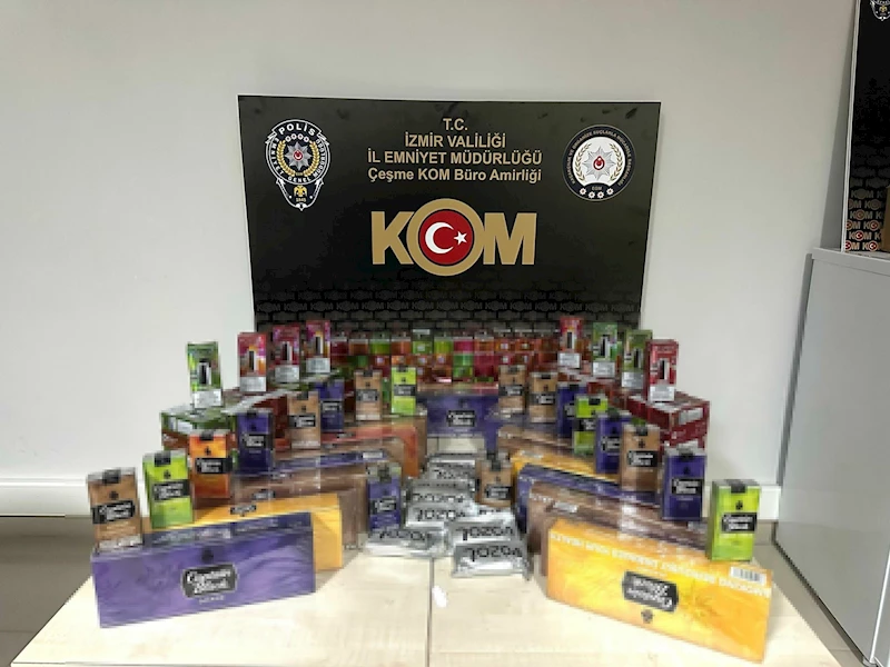 Gümrük kaçağı ürünleri kargoyla yollamışlar