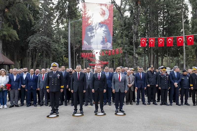 Mersin’de şehitler anıldı