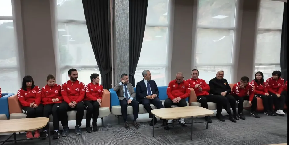 Rize Valisi Baydaş,Paralimpik Judo Milli Takımını Ziyaret Etti