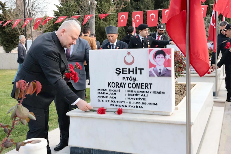 Menemen’de Çanakkale Şehitleri unutulmadı