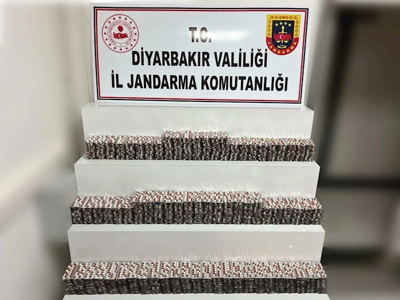 Diyarbakır’da 13 bin uyuşturucu hap ele geçirildi, 5 kişi tutuklandı