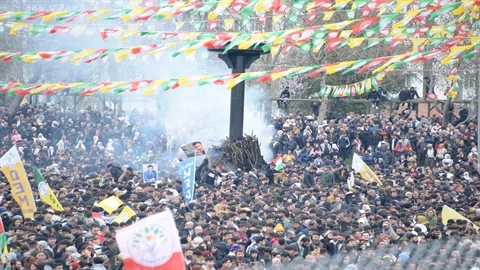 Diyarbakır’da nevruz hazırlığı; 3 ton odun yakılacak / Ek fotoğraflar