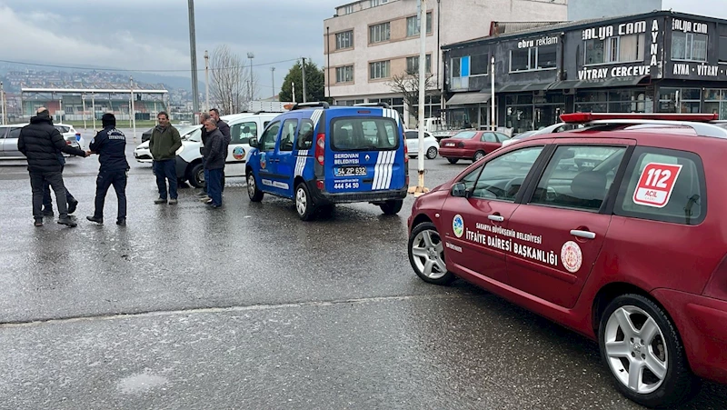 Sakarya’da çocuk oyun tesisi yandı