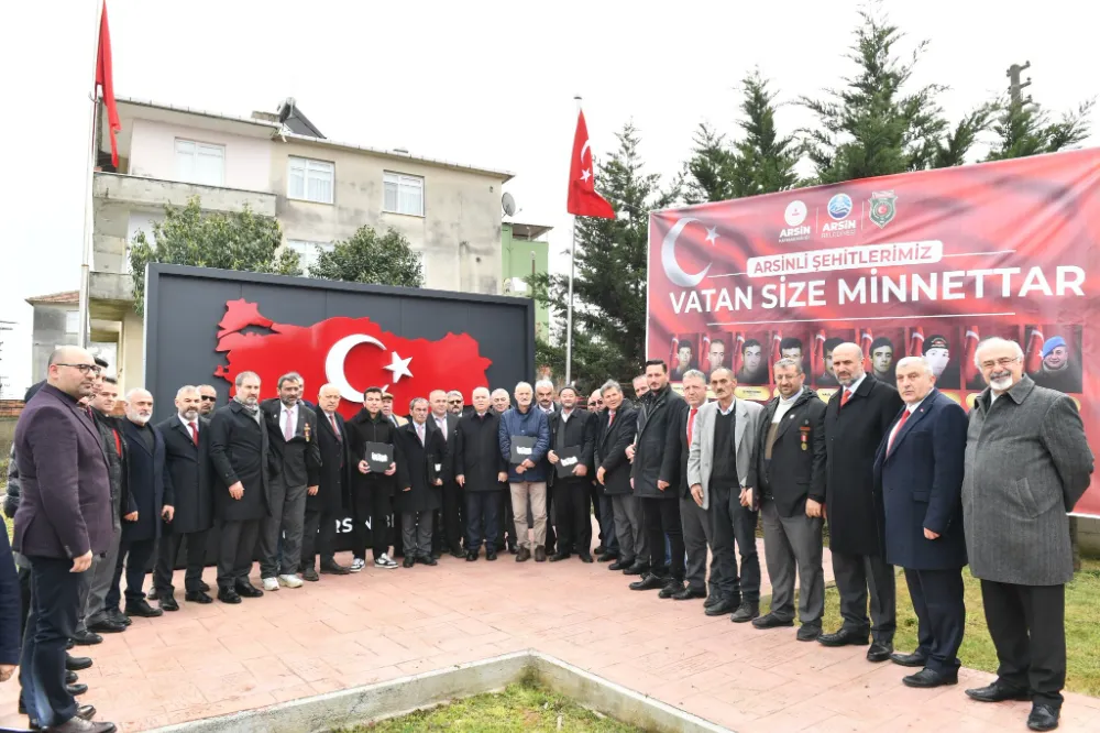 Arsin’de Şehitler Parkı,Vatan Uğruna Can Veren Kahramanlara İthaf Edildi