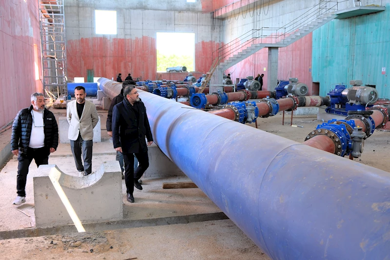 Başkan Kumbul içme suyu çalışmalarını inceledi