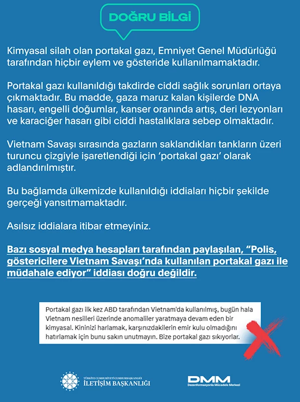 İletişim Başkanlığı: 