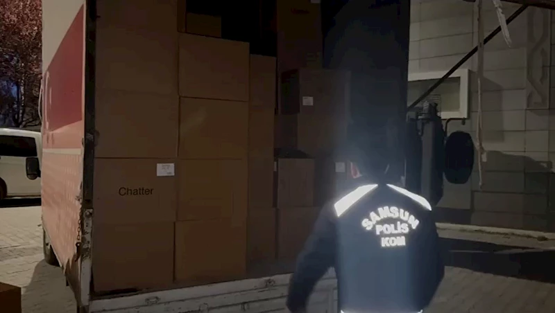 Samsun’da 650 kilo kaçak tütün ele geçirildi; 2 gözaltı