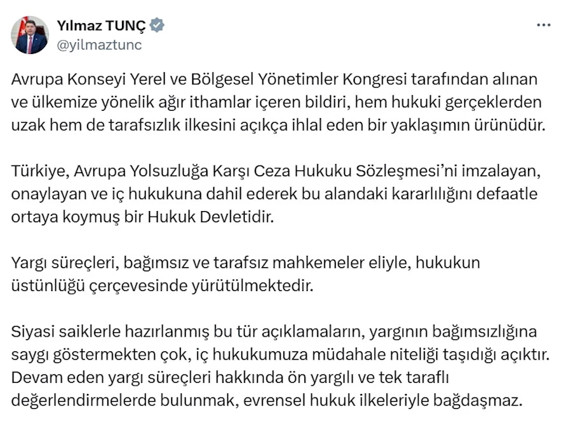 Bakan Tunç