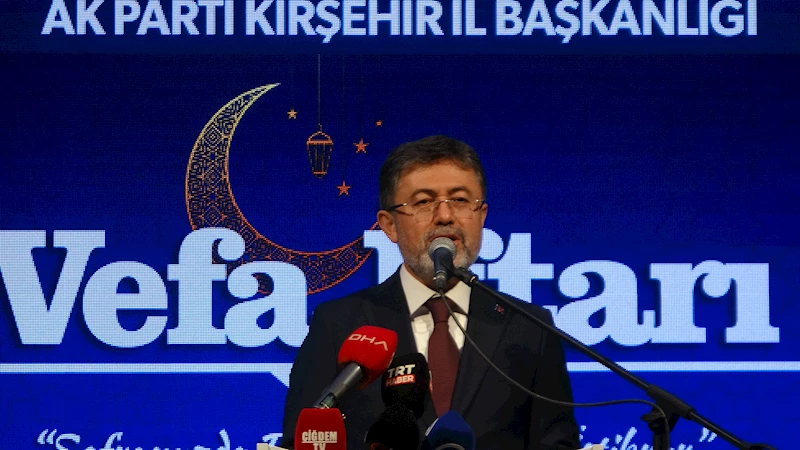 Bakan Yumaklı: Derdimiz tarım ve orman sektöründe Türkiye Yüzyılı