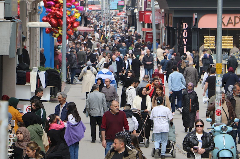 Samsun’da bayram öncesi alışveriş yoğunluğu
