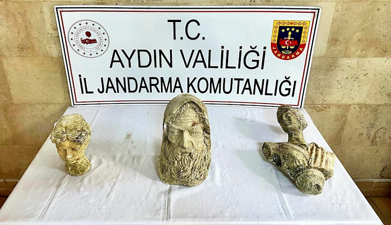 Tanrı ve tanrıça büstlerini 200 bin dolara satmaya çalışan 3 kişye gözaltı