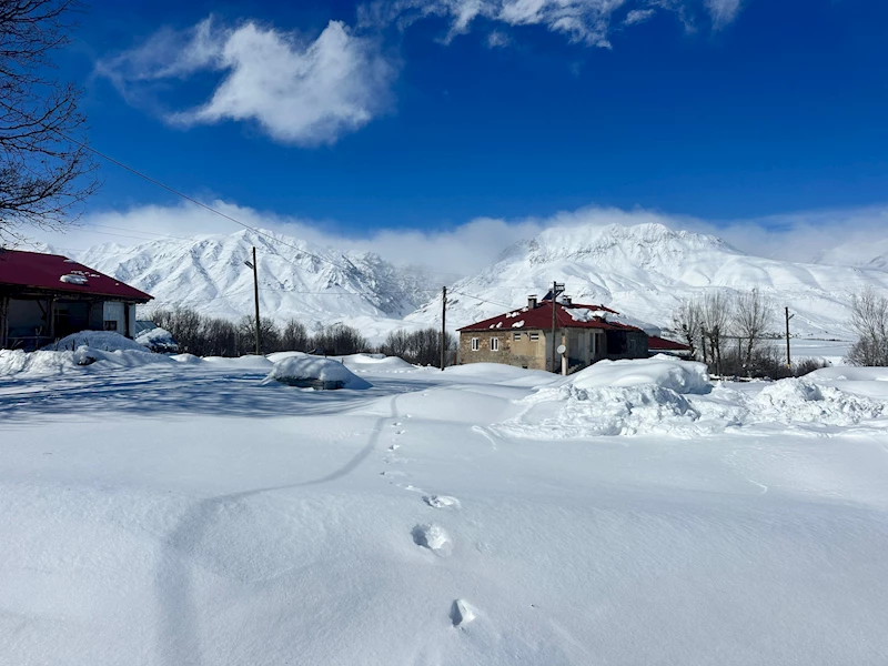 Ovacık’ta kar manzarası dronla görüntülendi / Ek fotoğraflar