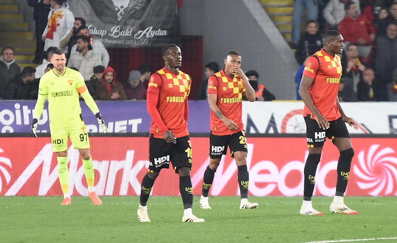 Göztepe skoru koruyamadı