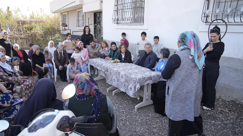 Başkan Tekin vatandaşlarla buluştu