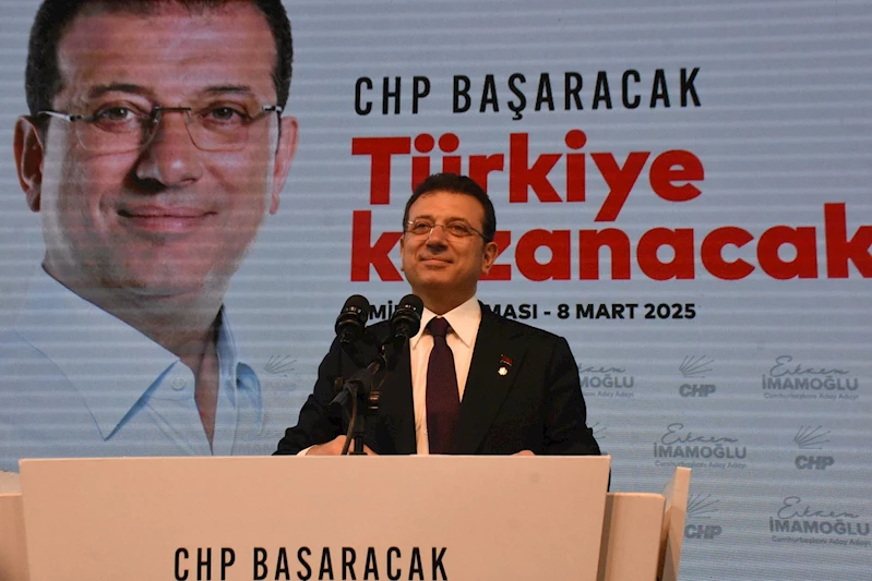 Ekrem İmamoğlu: Partimin ve milletimizin Cumhurbaşkanı adayı olmaya talibim