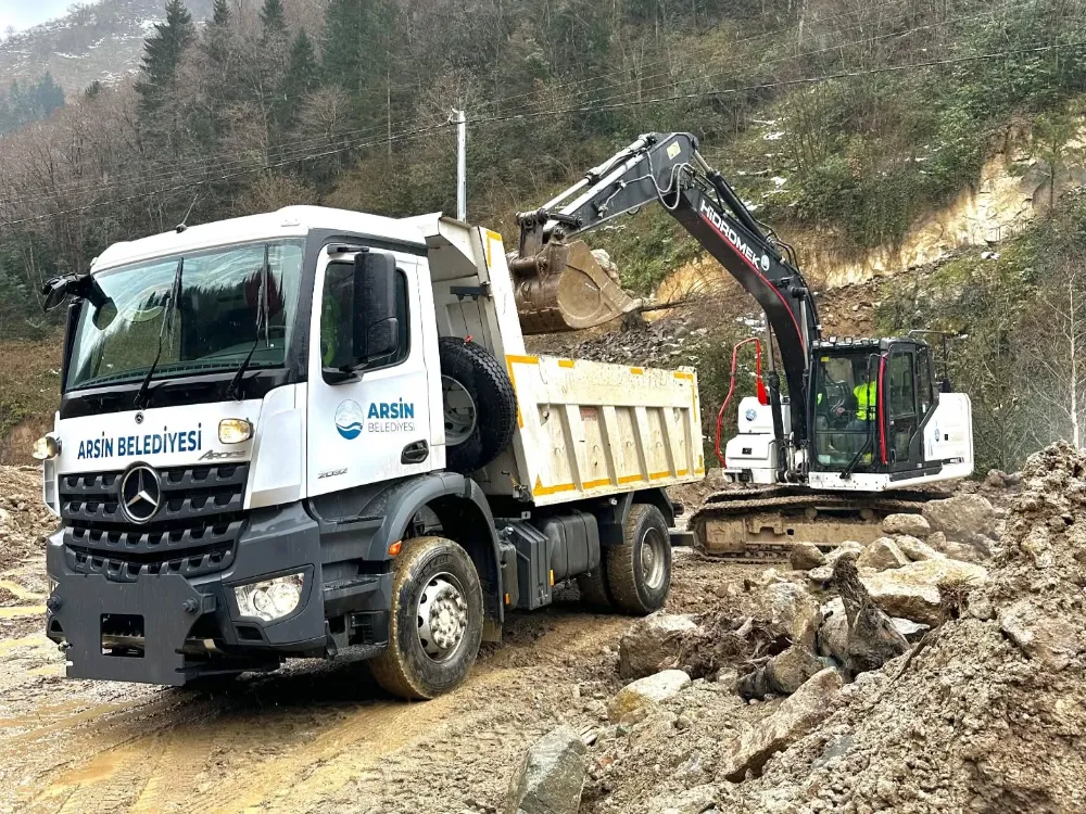 Arsin’de Altyapı Yenileme Çalışmaları Kesintisiz Devam Ediyor