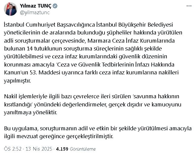 Bakan Tunç