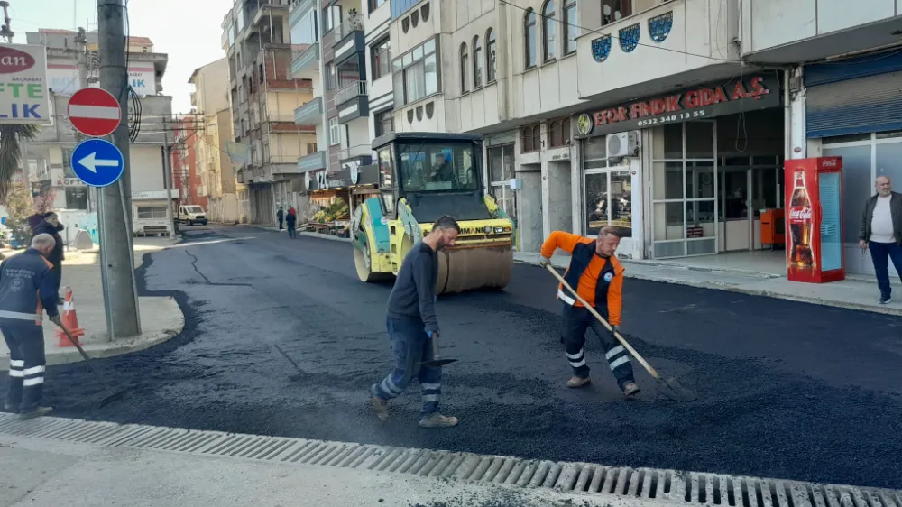BÜYÜKŞEHİR’İN YOL MESAİSİ DEVAM EDİYOR