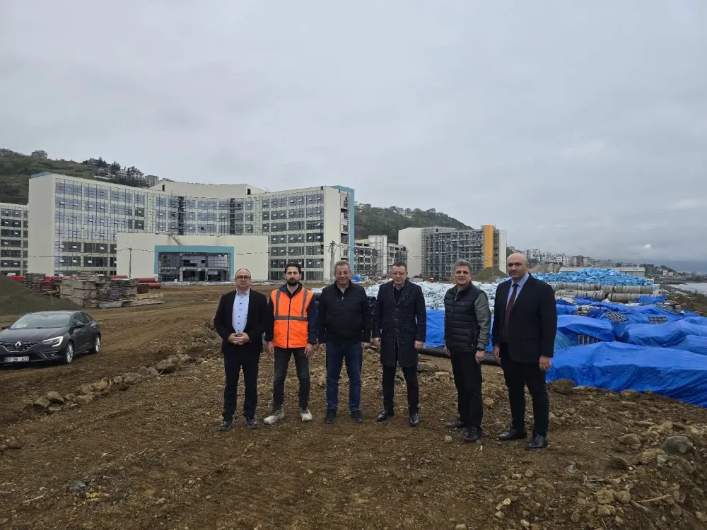 Trabzon İl Sağlık Müdürlüğünden Şehir Hastanesi İnceleme Ziyareti