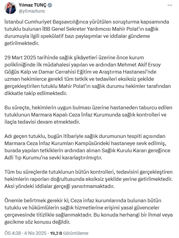 Bakan Tunç