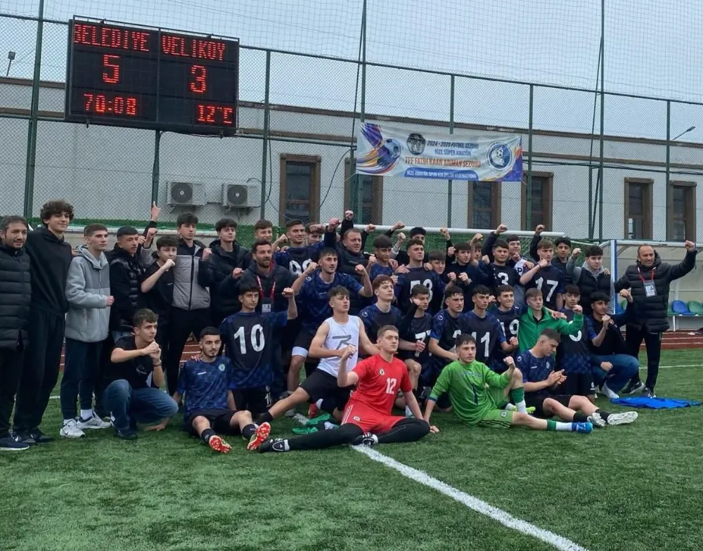 Rize Belediyespor U-16, Rize’de Üçüncü Kez Zirvede!