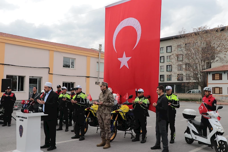 Kayseri emniyetinde araç teslim töreni düzenlendi