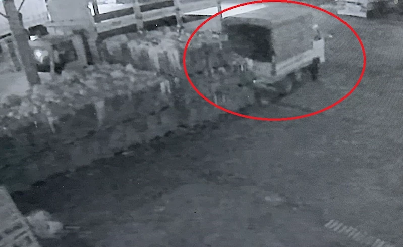 Halden karpuz hırsızlığı kamerada 