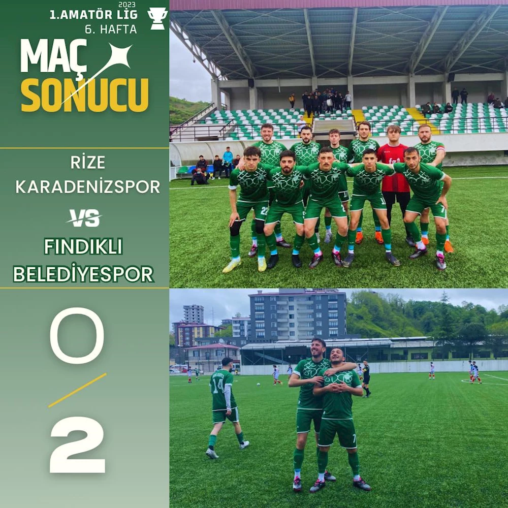 Rize Karadenizspor 0-2 Fındıklı Belediyespor