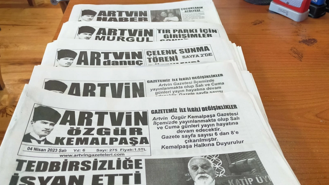 Artvin Gazeteleri matbaaları tek noktaya taşındı