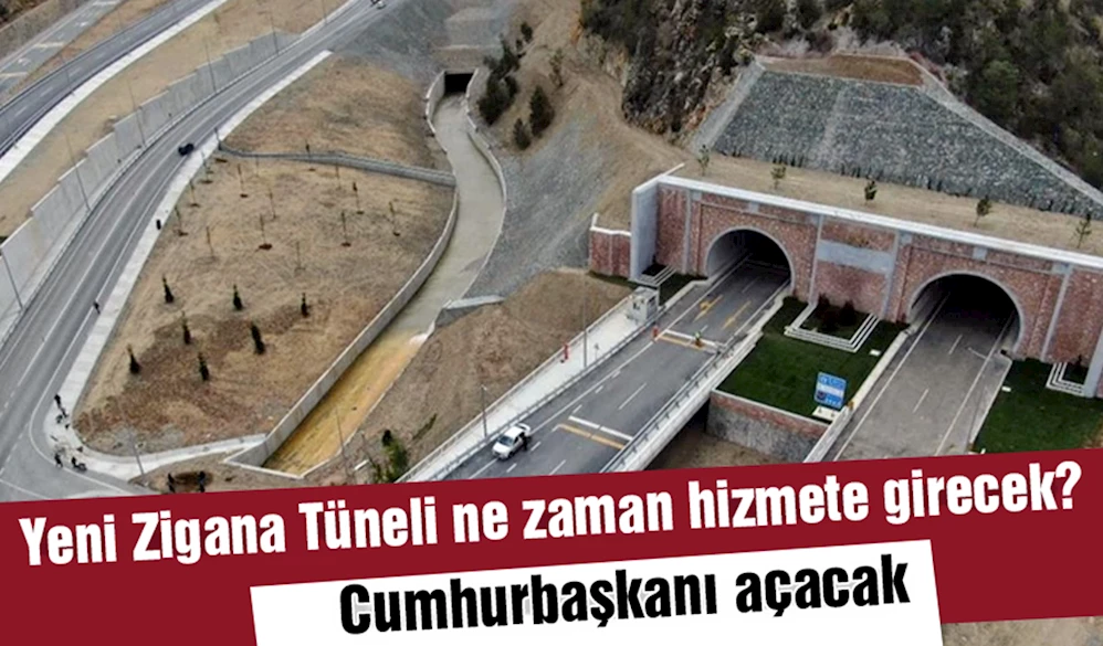 Cumhurbaşkanı açacak! Yeni Zigana Tüneli ne zaman hizmete girecek?