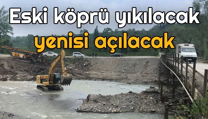 Zonguldak’ın  Geçtiğimiz Aylarda Sel Nedeniyle Zarar Gören Bağlantı Köprüsünün Yapımına Başlanıldı