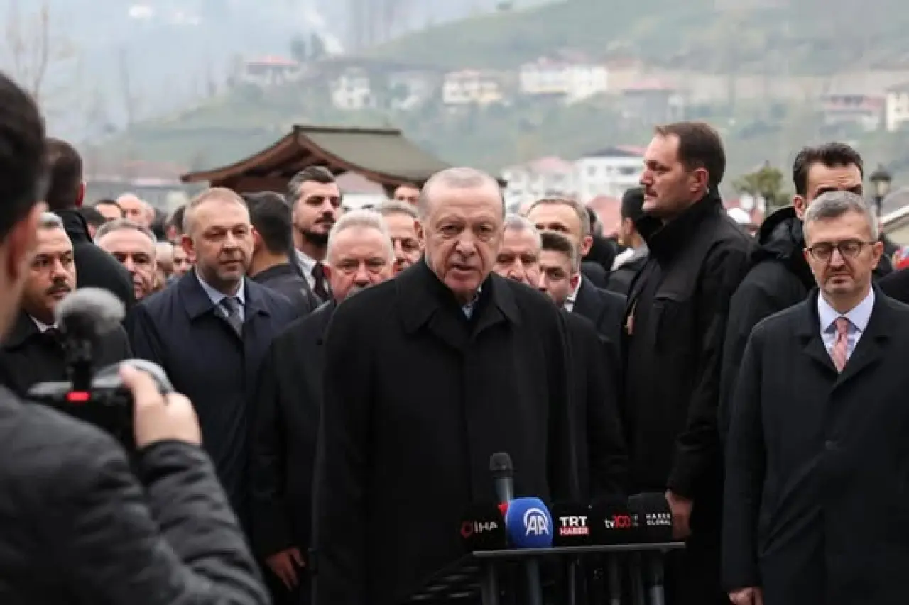 Cumhurbaşkanı Erdoğan'ın Rize Ziyaretinden Kareler 1