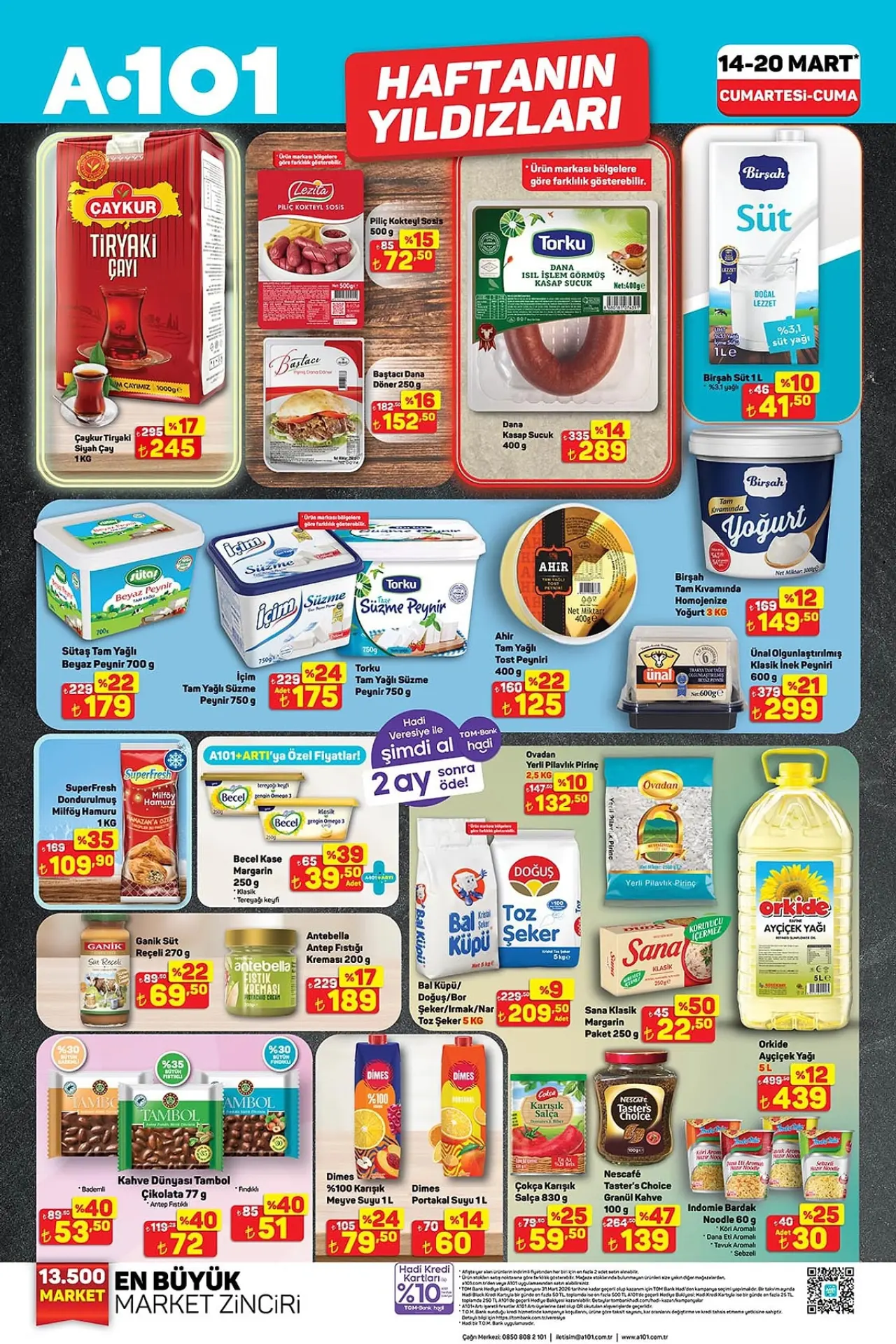A101 “Haftanın Yıldızları” Kampanyası Başladı: 14–20 Mart Arasında Büyük İndirim 8