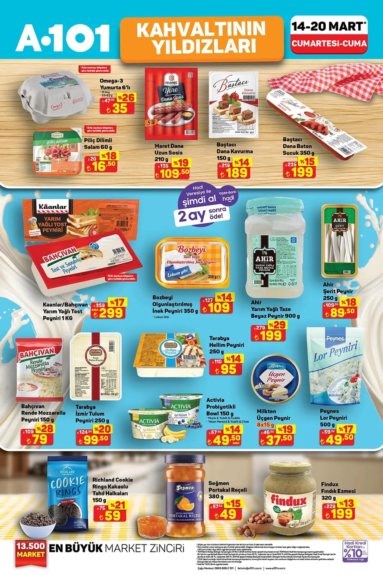 A101 “Haftanın Yıldızları” Kampanyası Başladı: 14–20 Mart Arasında Büyük İndirim 1